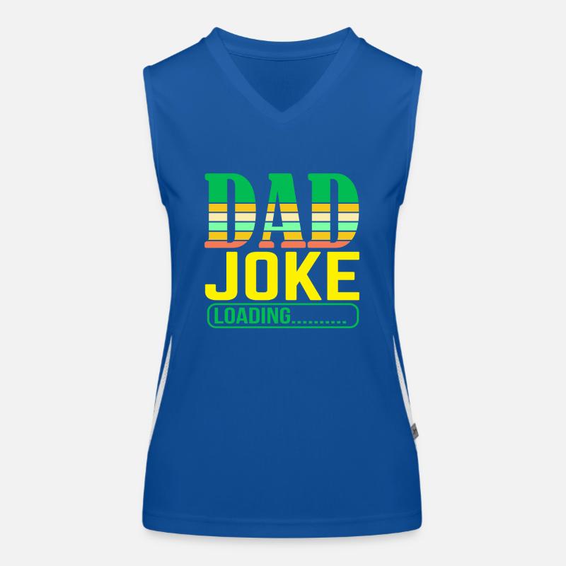 Papa Witz loading Sei Papas Shirt Geschenkidee Funktionelles Kontrast-Tank Top für Frauen
