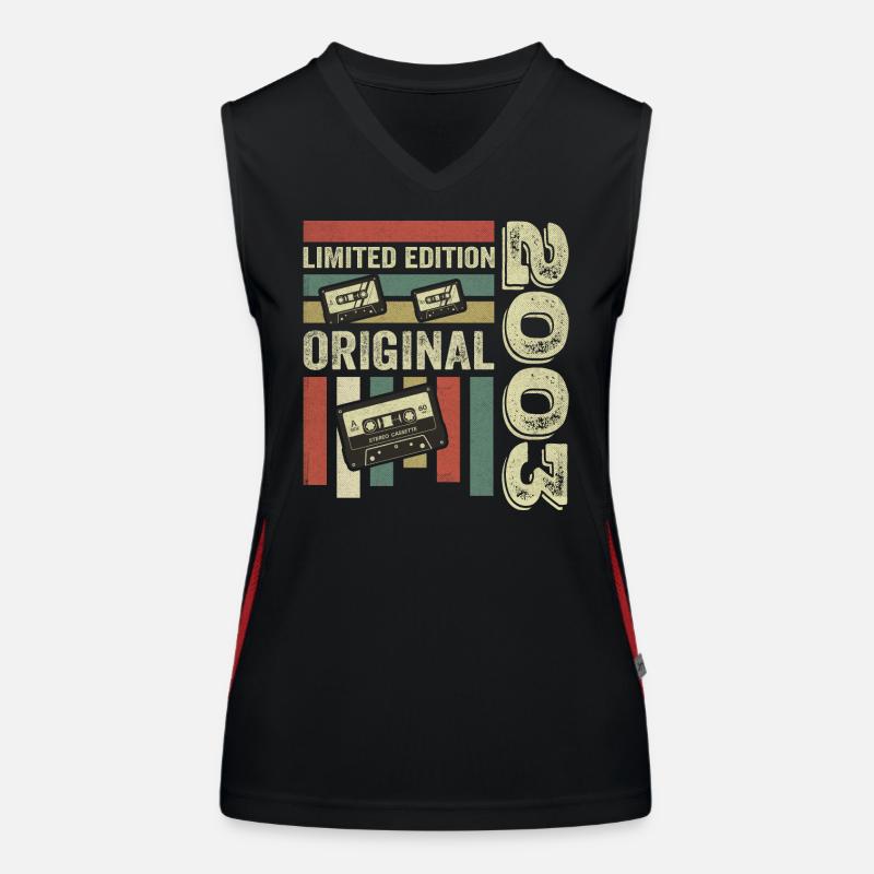 Vintage 2003 - Retro Geburtstagsspruch 2003 Funktionelles Kontrast-Tank Top für Frauen