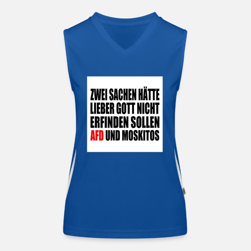 Fck afd Funktionelles Kontrast-Tank Top für Frauen