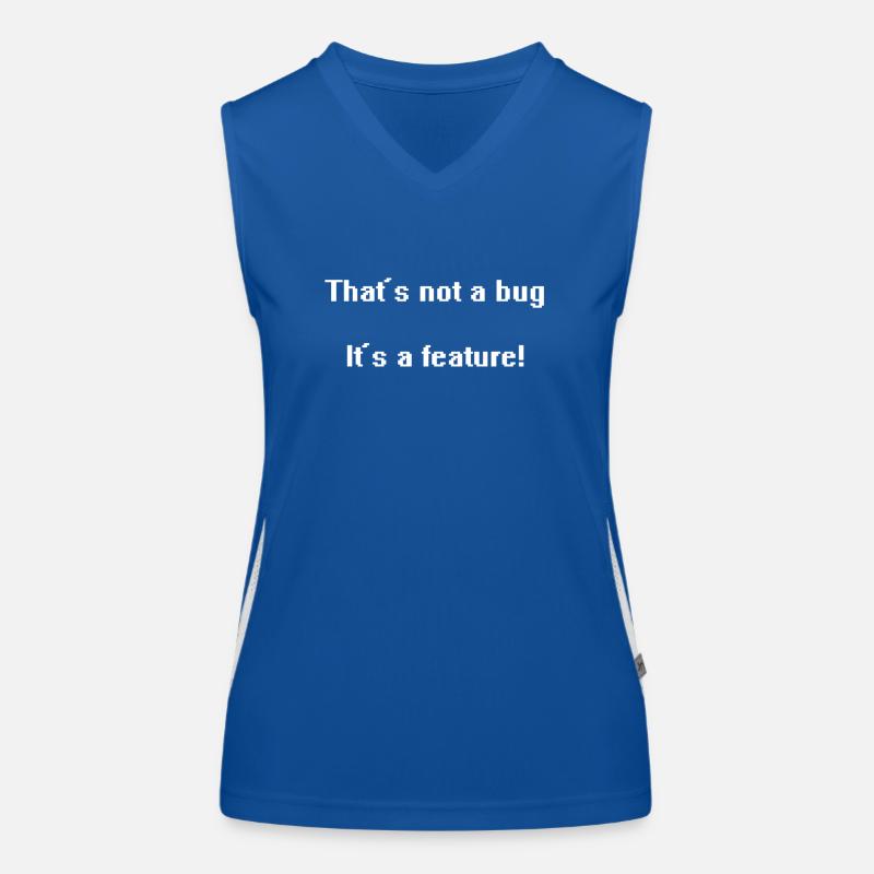 That's not a bug it's a feature! Women's Functional Contrast Tank Top