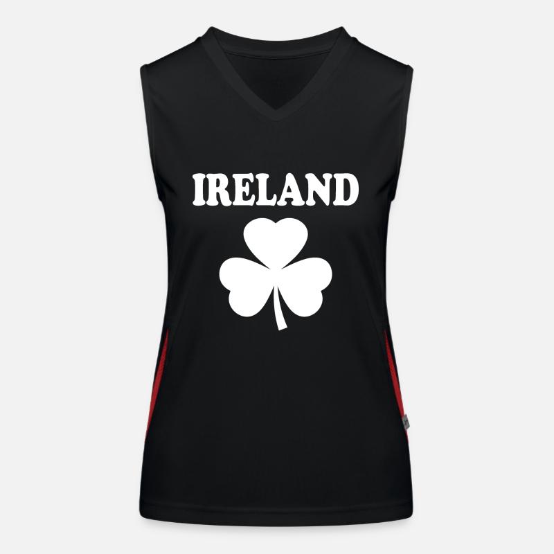 Trèfle d’Irlande Débardeur respirant contrasté Femme