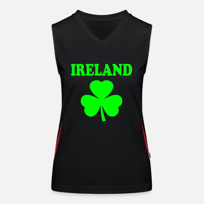 Trèfle d’Irlande Débardeur respirant contrasté Femme