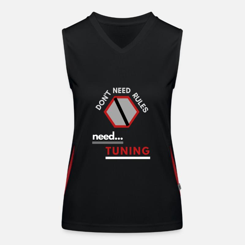 no rules need to be adjusted Women's Functional Contrast Tank Top