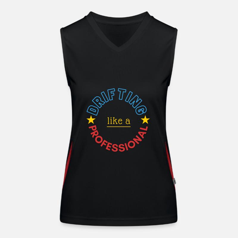 dériver comme un pro Débardeur respirant contrasté Femme