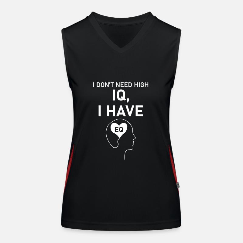 IQ vs EQ Women's Functional Contrast Tank Top
