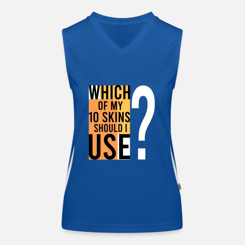 Quel SKIN dois-je utiliser ? Débardeur respirant contrasté Femme