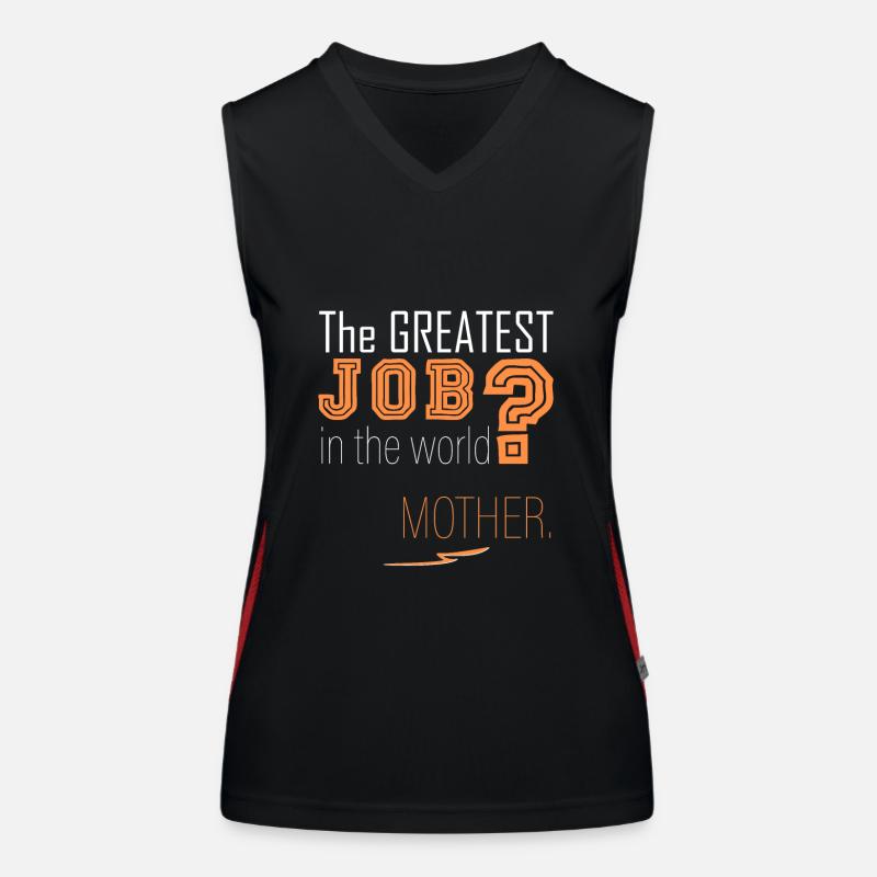 Mama ist die Beste! Funktionelles Kontrast-Tank Top für Frauen
