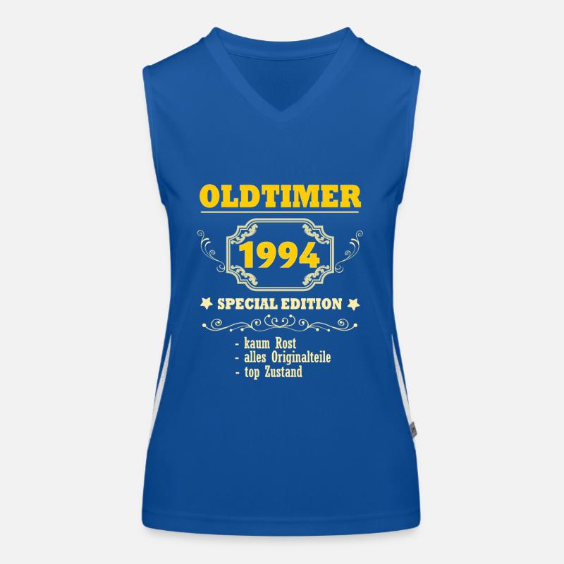 Oldtimer 1994 Jahrgang 1994 geboren Geschenk Funktionelles Kontrast-Tank Top für Frauen