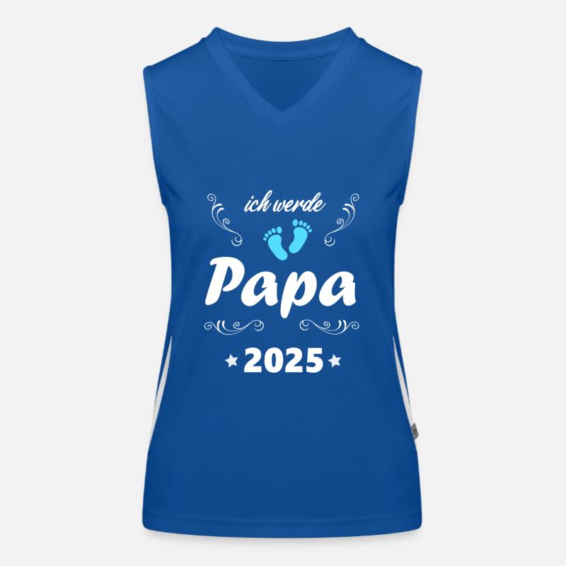 Je vais être papa 2025 Jeune grossesse Débardeur respirant contrasté Femme