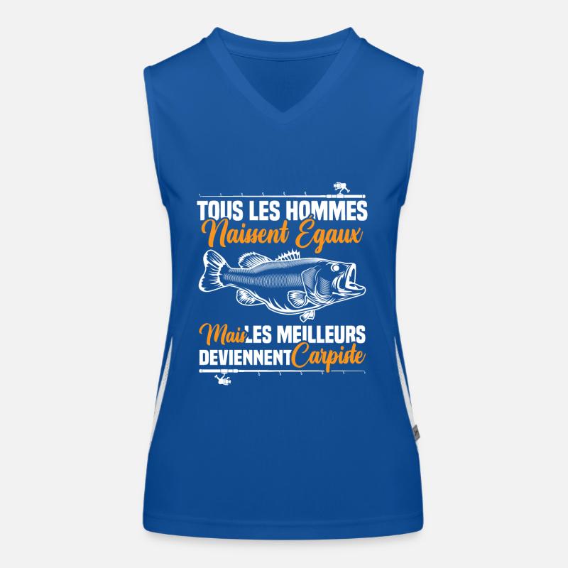 Les meilleurs deviennent carpiste Débardeur respirant contrasté Femme
