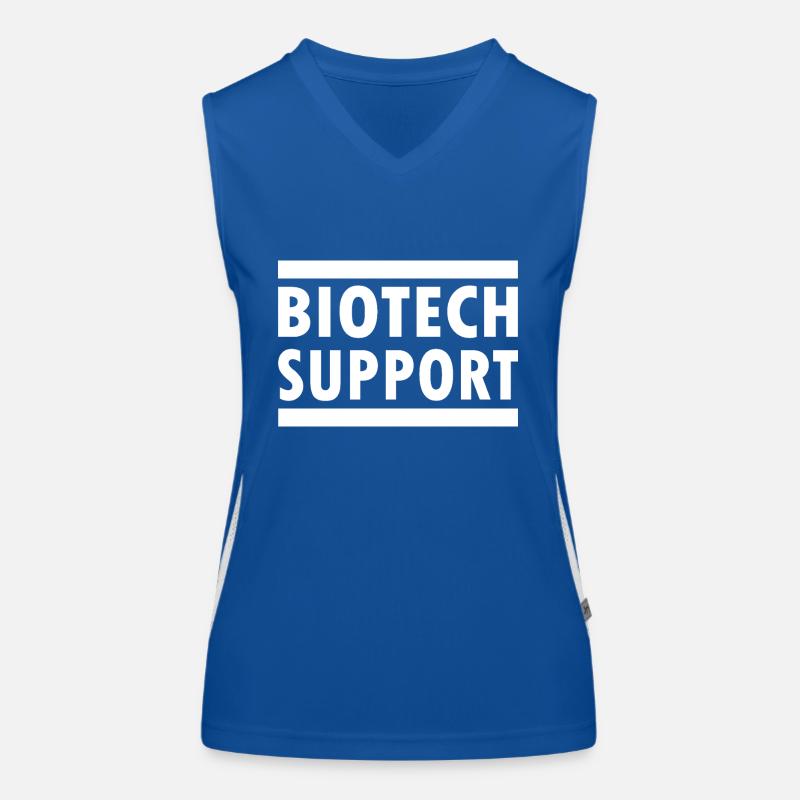 biotech support Débardeur respirant contrasté Femme