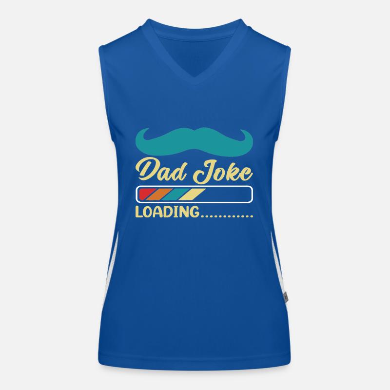 Papa Witz loading Sei Papas Shirt Geschenkidee Funktionelles Kontrast-Tank Top für Frauen