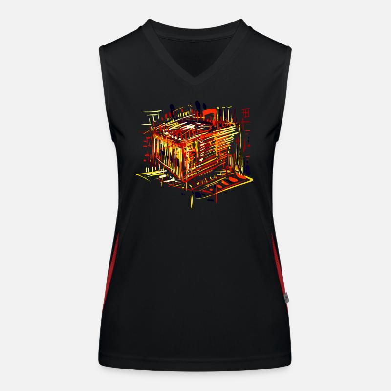 Architekt Funktionelles Kontrast-Tank Top für Frauen