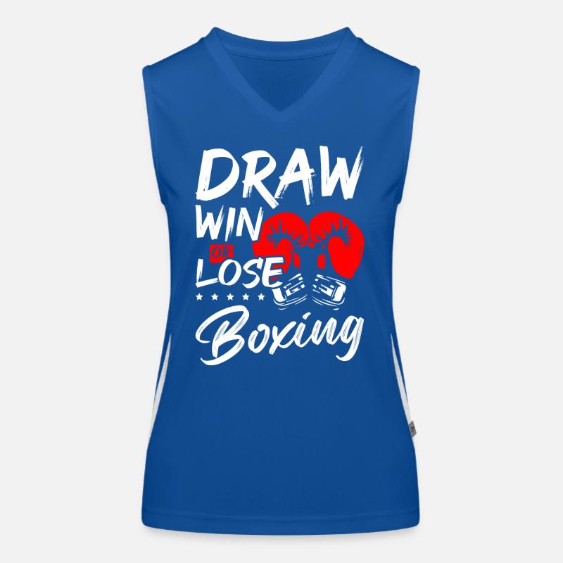 Draw Win or Lose Boxing Women's Functional Contrast Tank Top