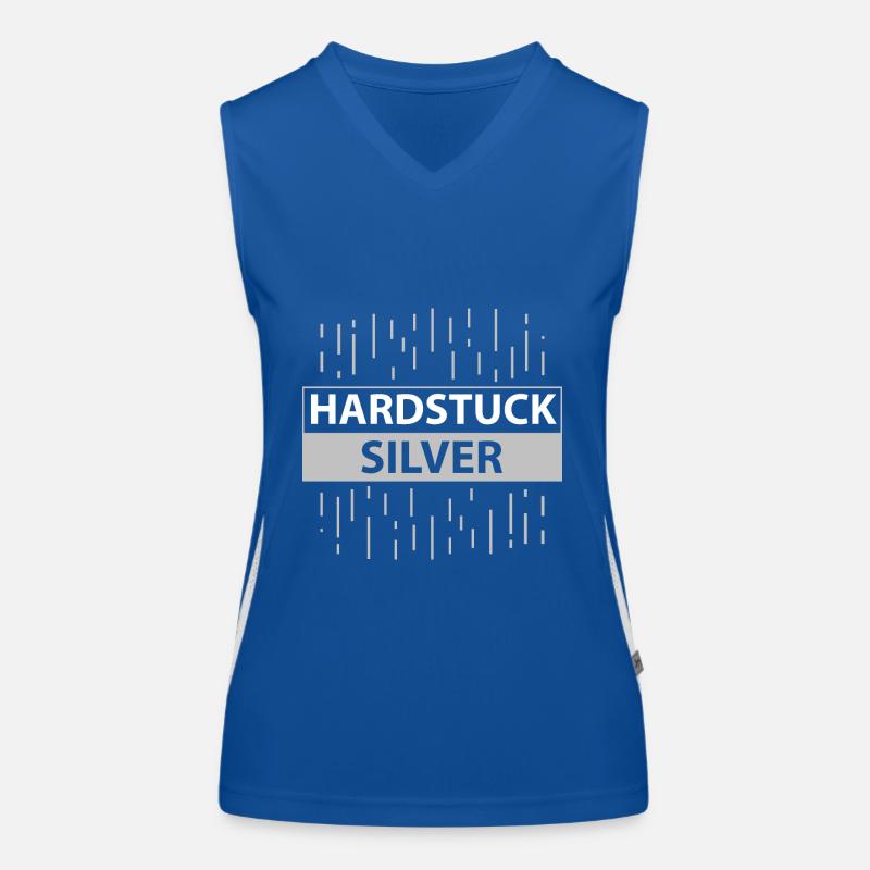 Hardstuck Sølv Funktionel kontrast tanktop til damer
