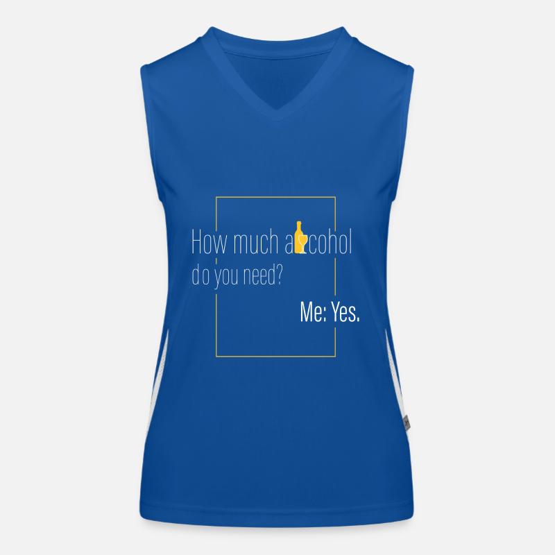 How much alcohol? Women's Functional Contrast Tank Top