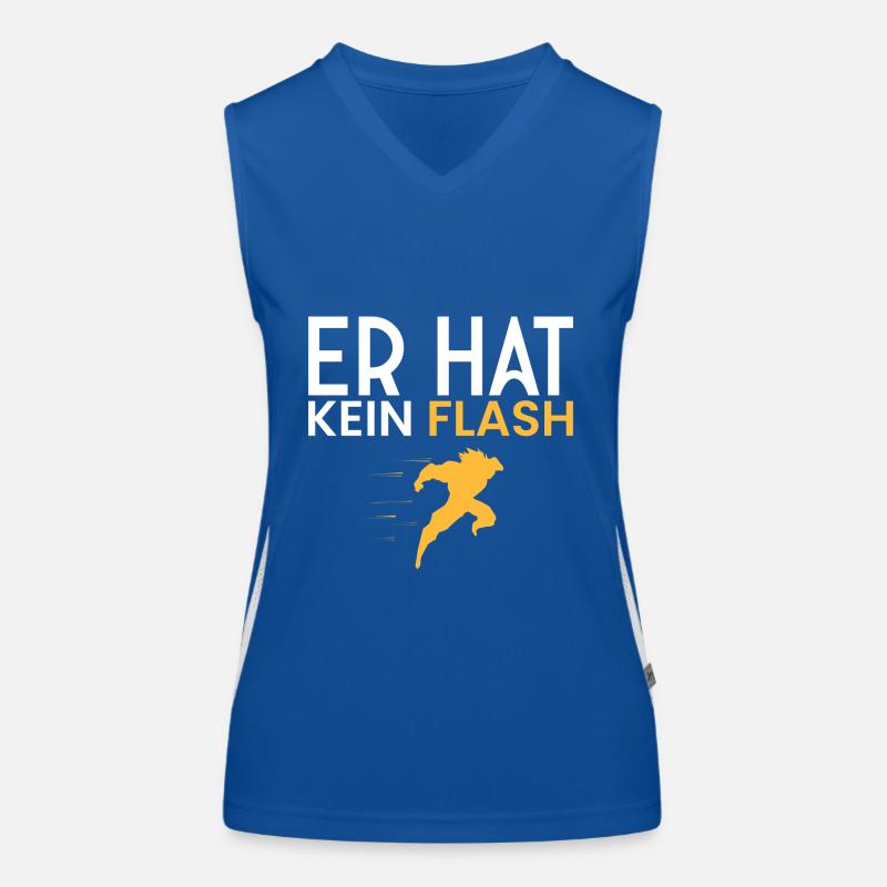 Kein FLASH!! Funktionelles Kontrast-Tank Top für Frauen