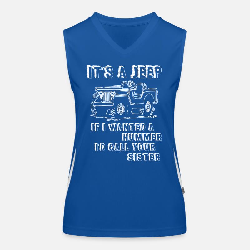 It Is A Jeeps Women's Functional Contrast Tank Top
