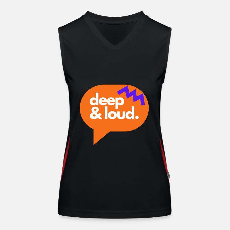 deep & loud Women's Functional Contrast Tank Top