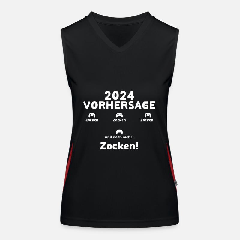 2024 Vorhersage Funktionelles Kontrast-Tank Top für Frauen