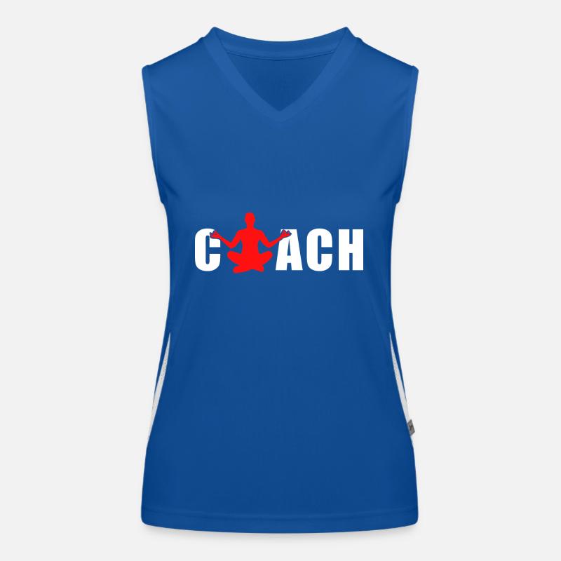 coach yoga Débardeur respirant contrasté Femme