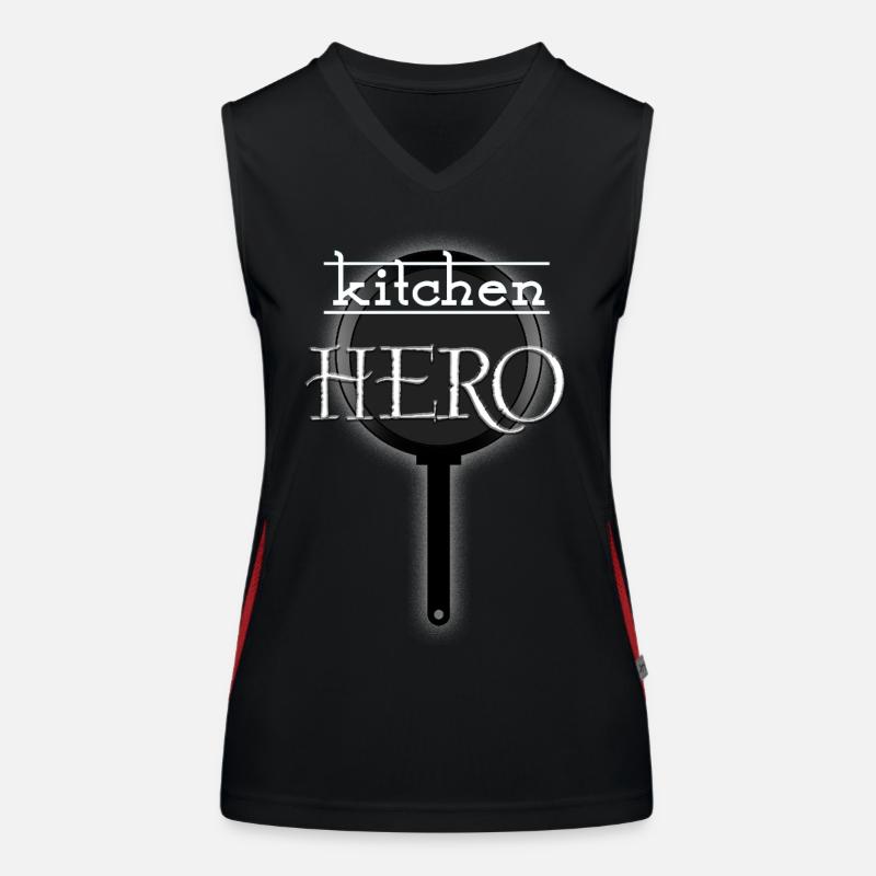 Kitchen Hero Funktionelles Kontrast-Tank Top für Frauen