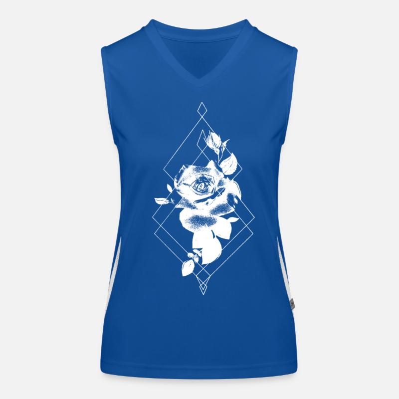 tattoorosewhite Women's Functional Contrast Tank Top