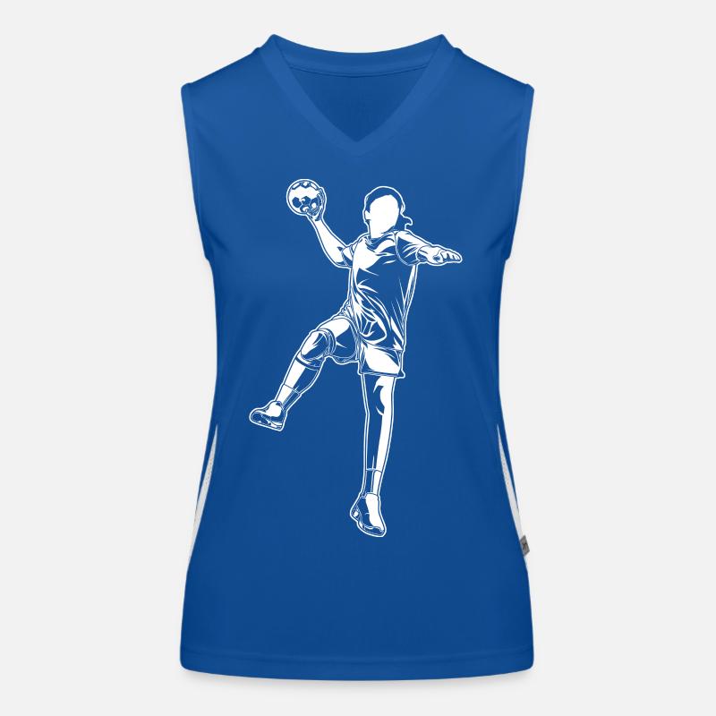 Joueuse de handball Débardeur respirant contrasté Femme