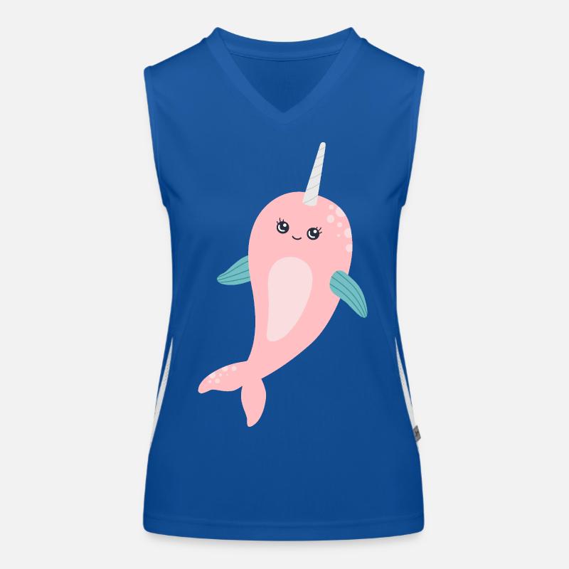 Narval licorne de mer Débardeur respirant contrasté Femme
