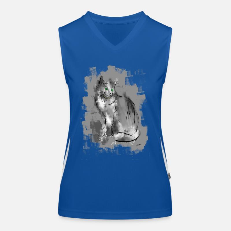 chat Débardeur respirant contrasté Femme