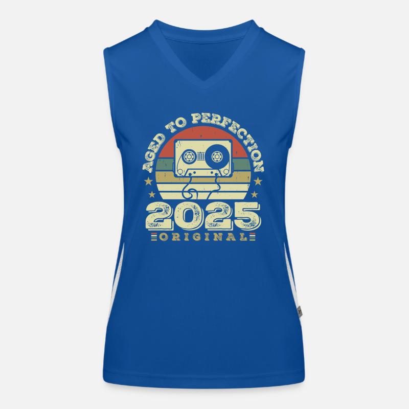 Originelle Vintage-Geschenkidee zum Jubiläum 2025 Funktionelles Kontrast-Tank Top für Frauen
