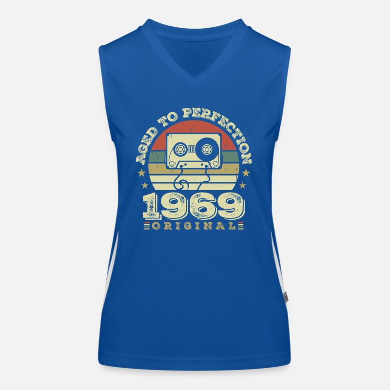 Original Vintage Jubiläumsgeschenkidee 1969 Funktionelles Kontrast-Tank Top für Frauen