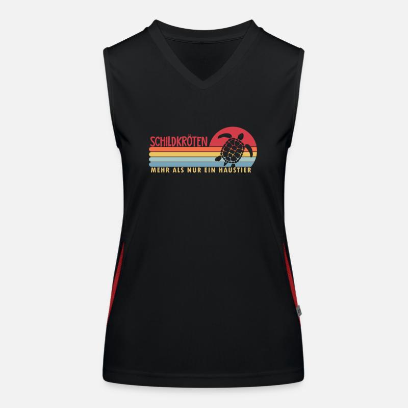 Turtles more than a pet Turtle Women's Functional Contrast Tank Top