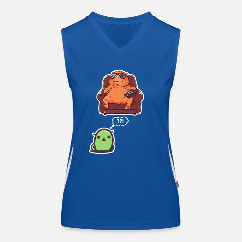 Drôle Graphique Tee Capybara Selfie Avec Ovni Bizarre Débardeur respirant contrasté Femme