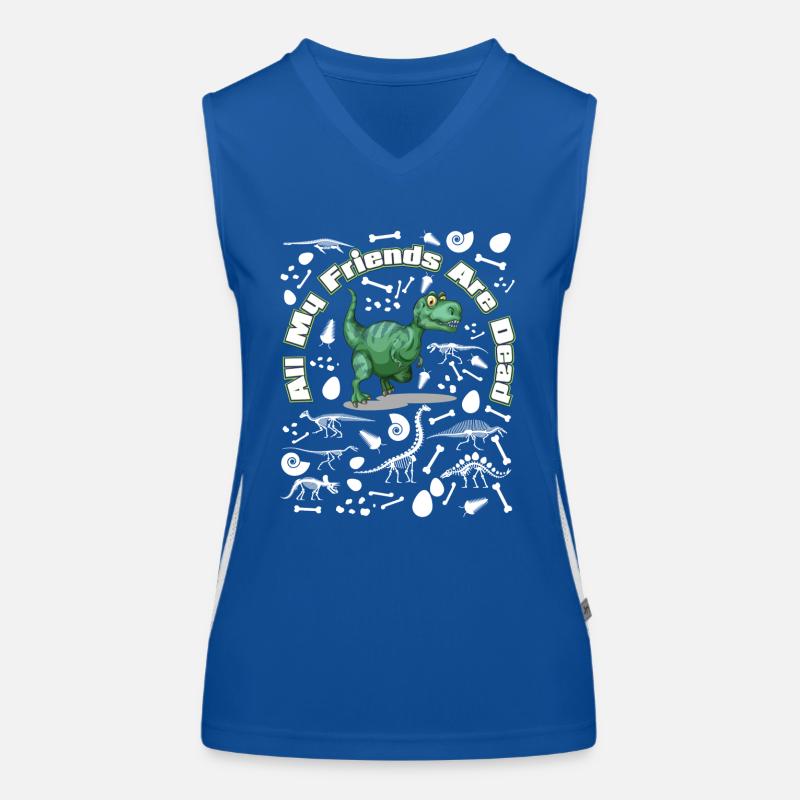 All My Friends Are Dead (T. Rex - Edition) Funktionelles Kontrast-Tank Top für Frauen