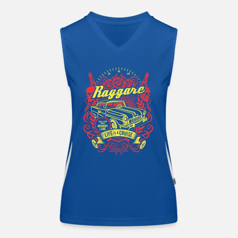 Raggare Life ist eine Kreuzfahrt Funktionelles Kontrast-Tank Top für Frauen