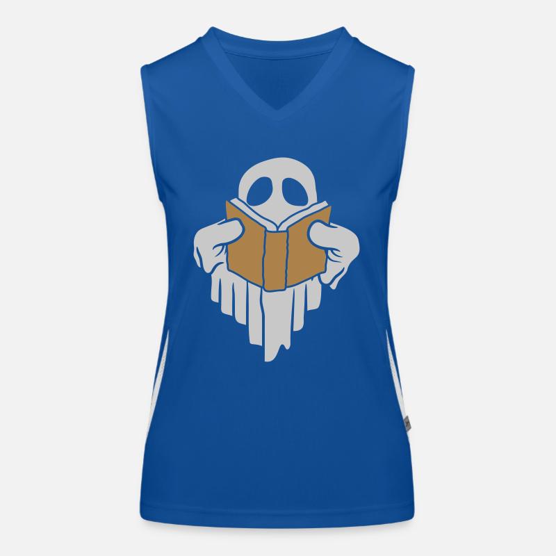 Lesender Geist Buch Comic Funktionelles Kontrast-Tank Top für Frauen
