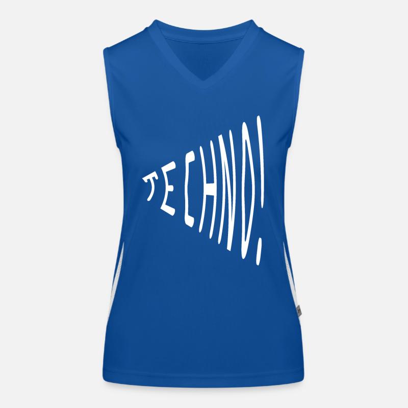 Techno! Funktionelles Kontrast-Tank Top für Frauen