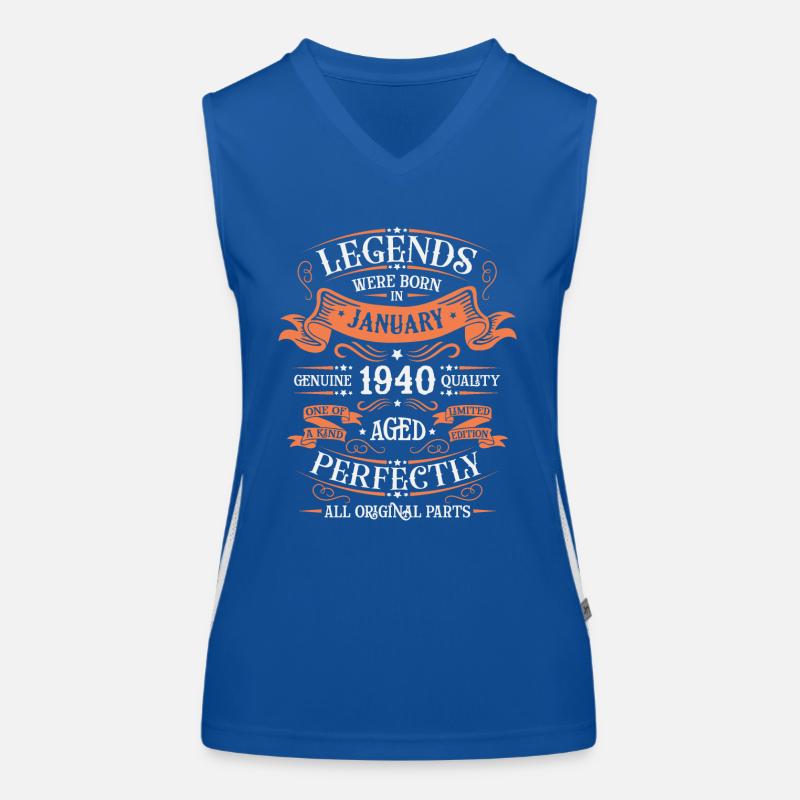 Die Legenden wurden im Januar 1940 geschenkt Funktionelles Kontrast-Tank Top für Frauen