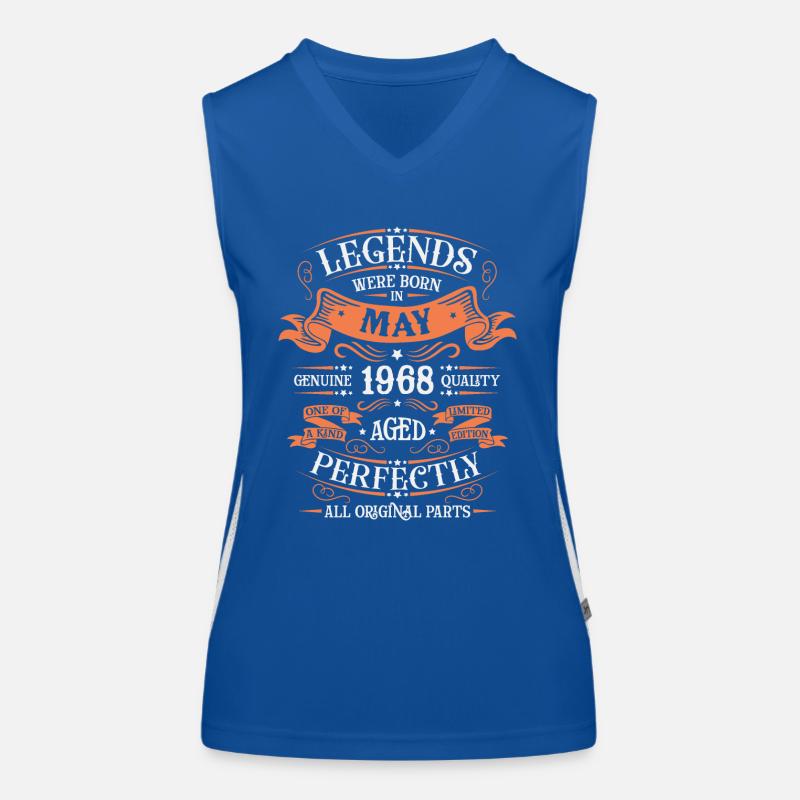 Jahre der Exzellenz Mai 1968 Geschenk Funktionelles Kontrast-Tank Top für Frauen