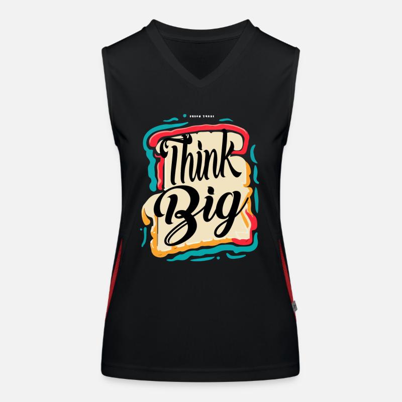 THINK BIG Women's Functional Contrast Tank Top