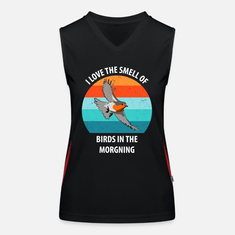 Bird Watching Bird Watching Birding Bird Women's Functional Contrast Tank Top