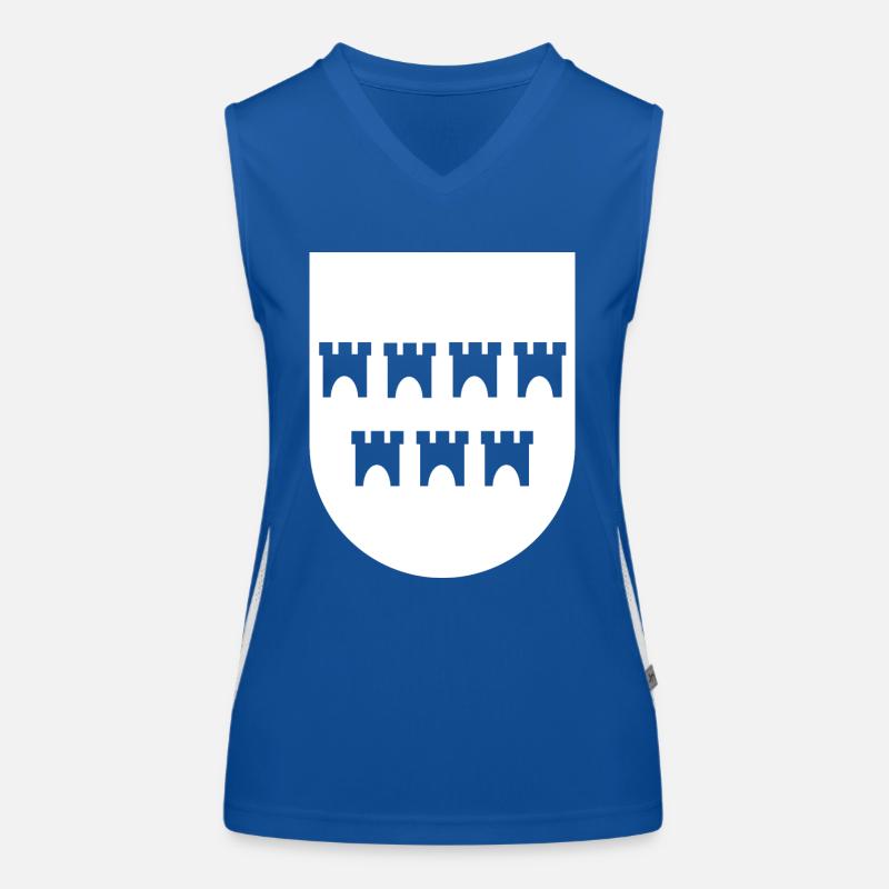 Fans aus Transylvanien Funktionelles Kontrast-Tank Top für Frauen