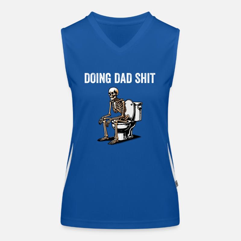 Doing Dad Shit Funktionelles Kontrast-Tank Top für Frauen