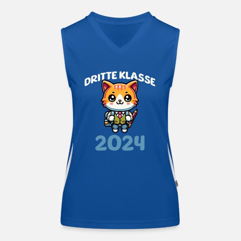 Dritte Klasse 2024 Funktionelles Kontrast-Tank Top für Frauen