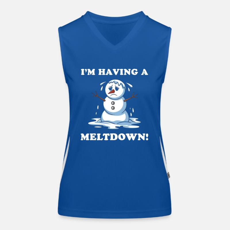 I'm Having A Meltdown! Women's Functional Contrast Tank Top