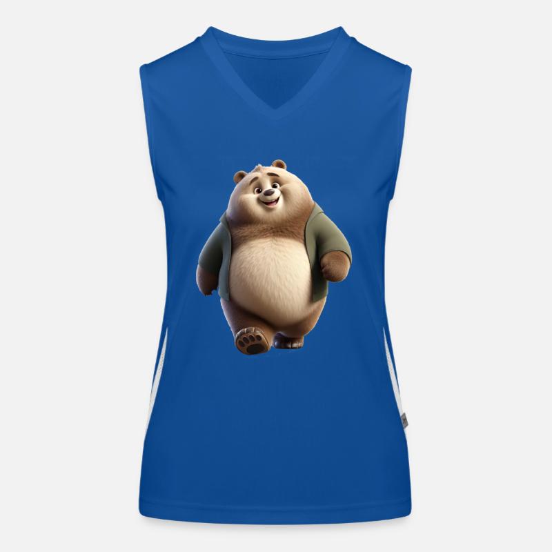 Bear 1 Women's Functional Contrast Tank Top