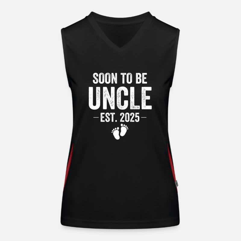 Soon To Be Uncle Est. 2025 Women's Functional Contrast Tank Top