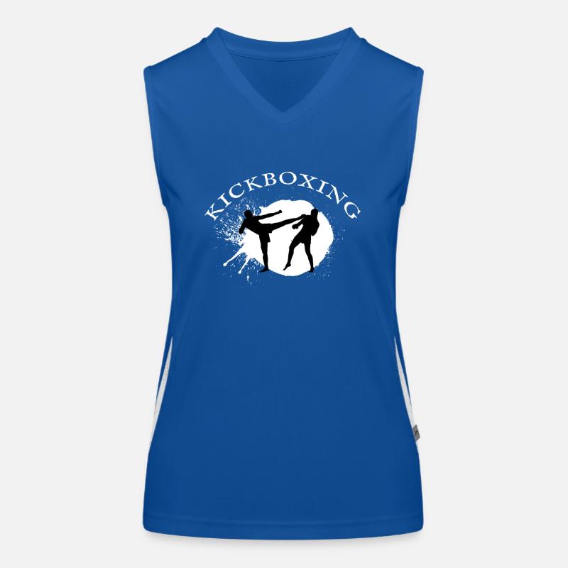 Kickboxen Funktionelles Kontrast-Tank Top für Frauen