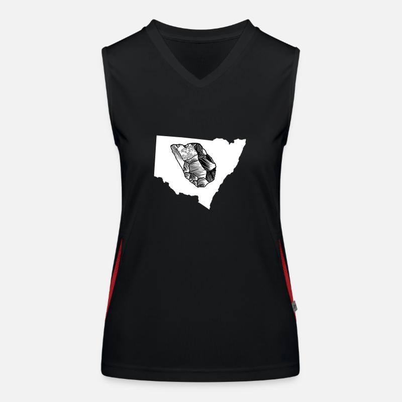 Stein Funktionelles Kontrast-Tank Top für Frauen